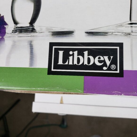 Libbey Glow Set of 5 Candlesticks NWT - Picture 2 of 4